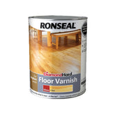 Ronseal Diamond Hard Floor Varnish - Clear Gloss 5L
